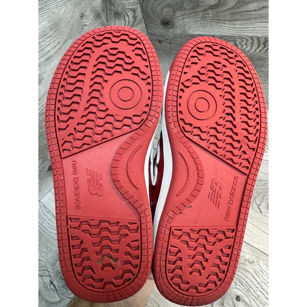 New Balance 480  Kids Sz 12 Shoes Red White Athletic Low Top Sneaker - Picture 4 of 11